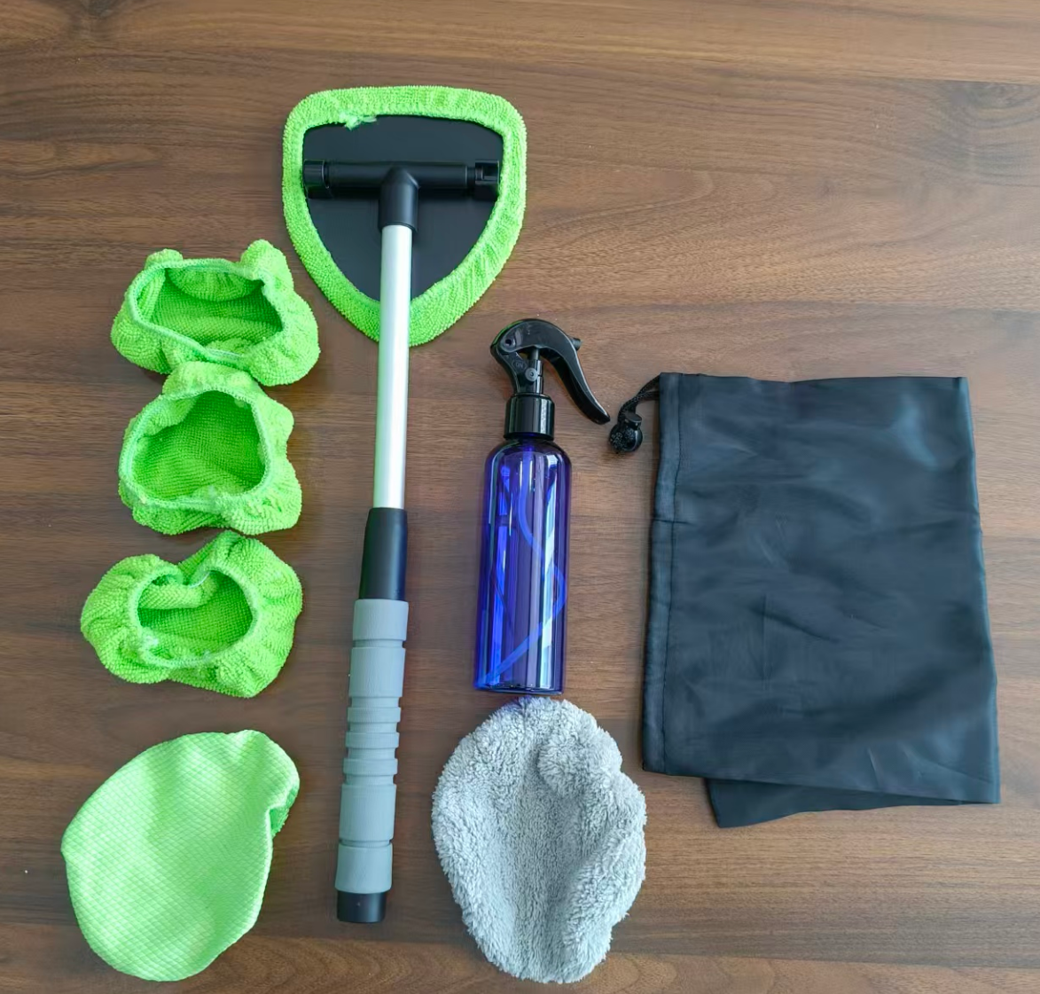 Extendable Car Window Cleaning Kit